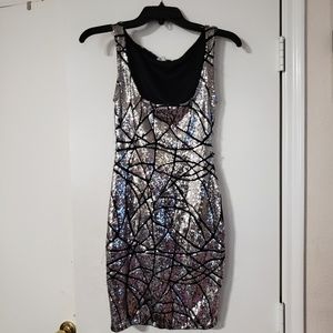 Sequin mini dress